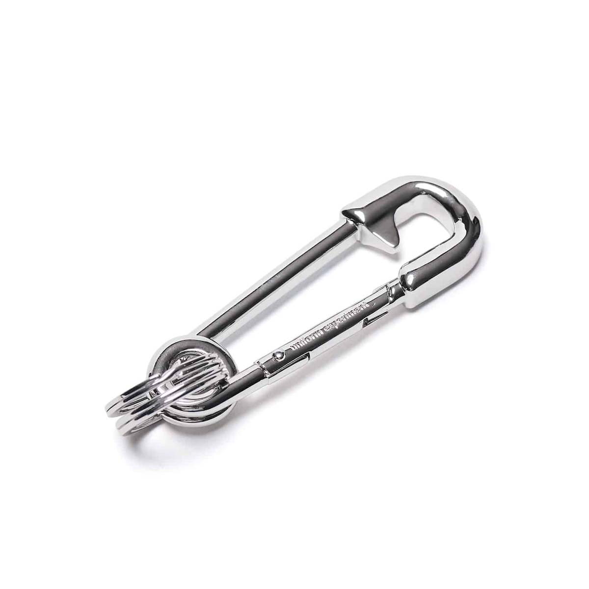 uniform experiment / SAFETYPIN ZIRCONIA CARABINER (Silver)